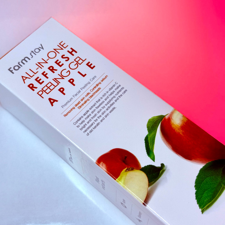 ژل پیلینگ و لایه بردار سیب فارم استی کره