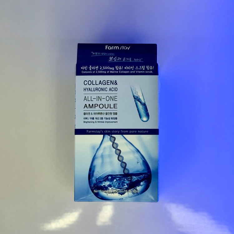 آمپول چندکاره فارماستی کره حاوی کلاژن و هیالورونیک اسید| لیفتینگ، آبرسانی و ضد چروک قوی