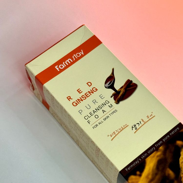 فوم شستشوی صورت جینسینگ قرمز فارماستی | پاکسازی عمقی و جوانسازی پوست