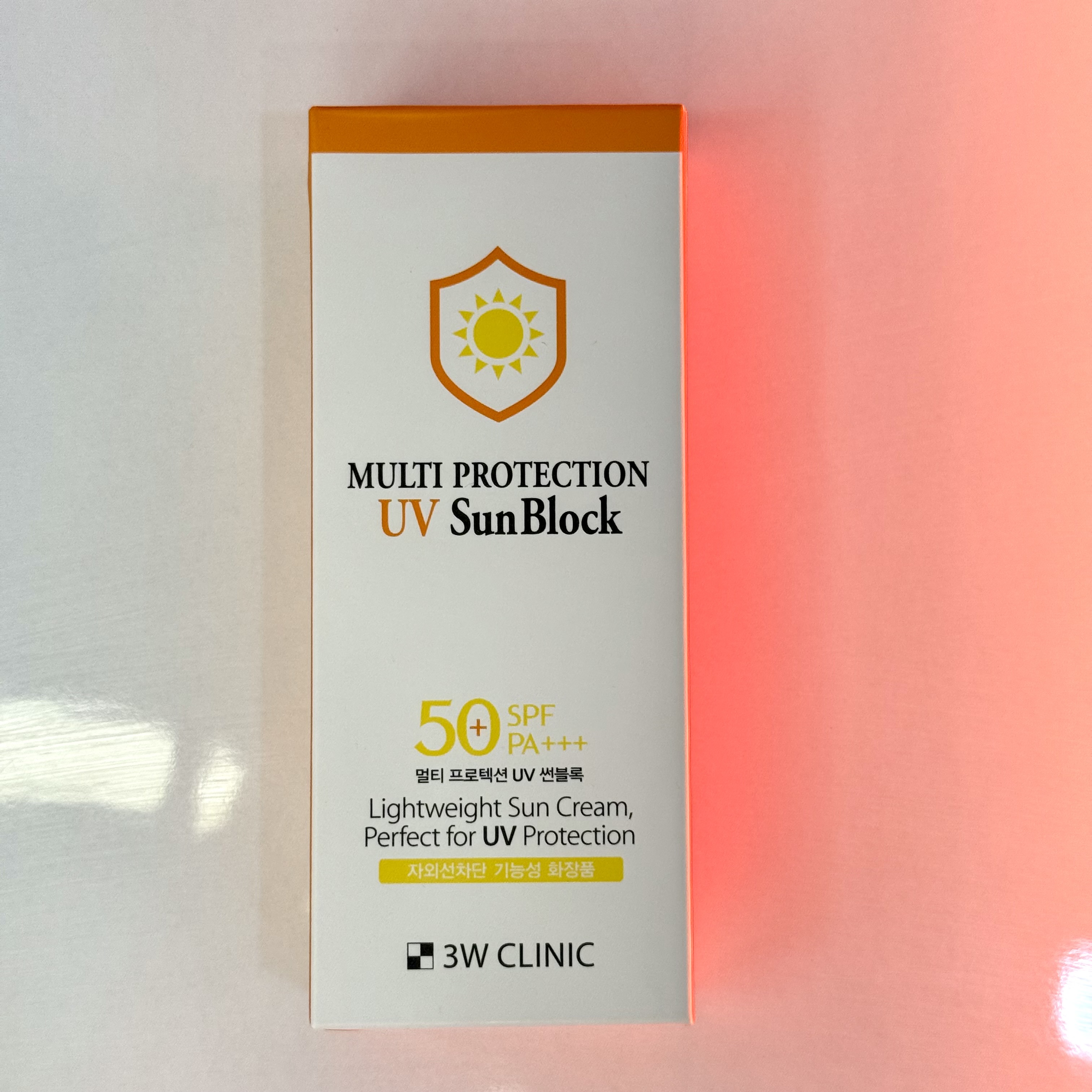 کرم ضد آفتاب تری دبلیو کلینیک کره 3W CLINIC مدل Multi Protection UV Sun Block