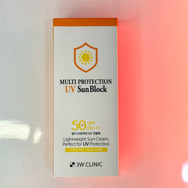 کرم ضد آفتاب تری دبلیو کلینیک کره 3W CLINIC مدل Multi Protection UV Sun Block