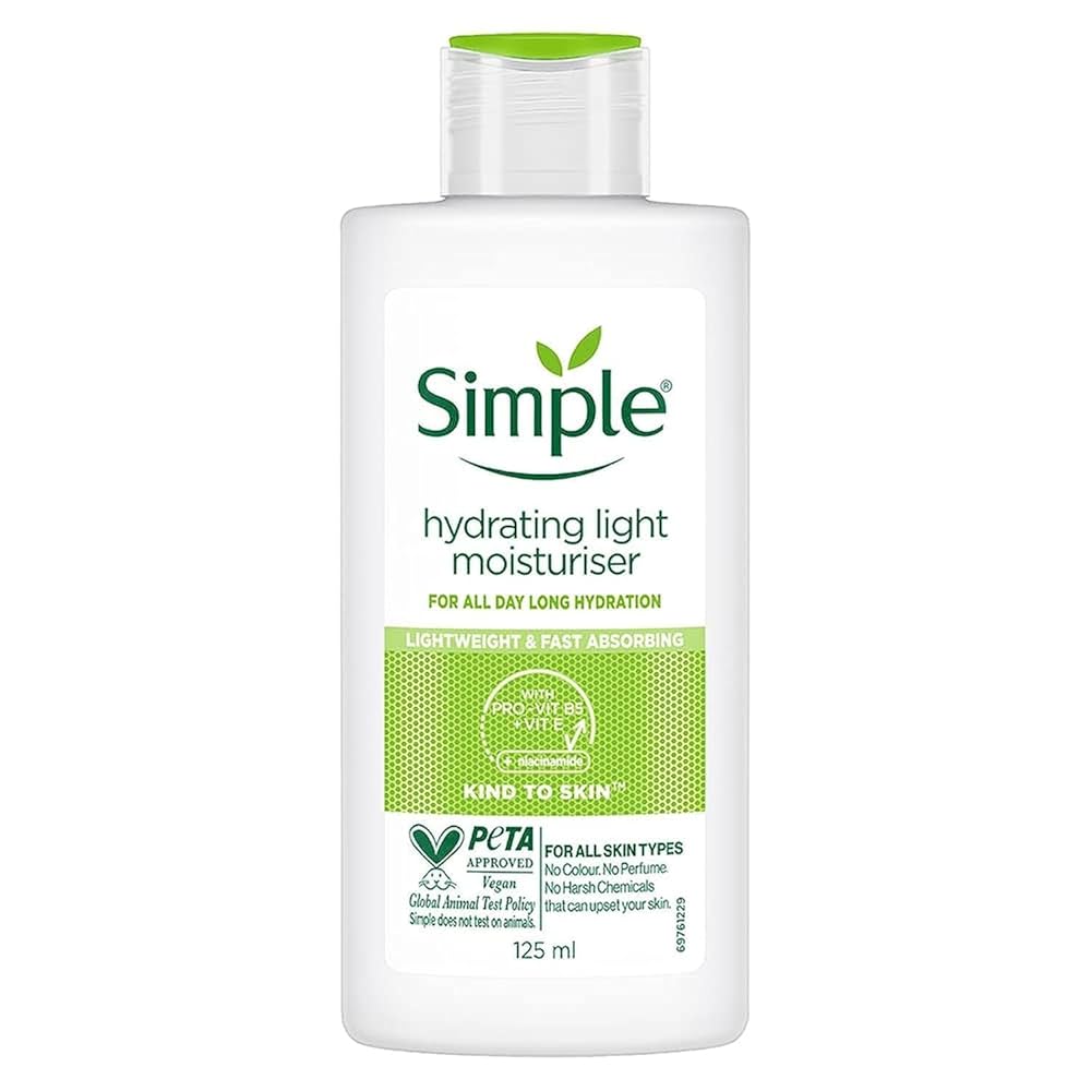 کرم آبرسان سیمپل مدل Light | مرطوب‌کننده سبک و سریع‌الجذب مناسب پوست معمولی تا مختلط