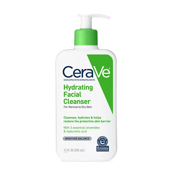 ژل شستشوی آبرسان صورت سراوی CeraVe Hydrating Cleanser | پاککننده ملایم پوست نرمال تا خشک